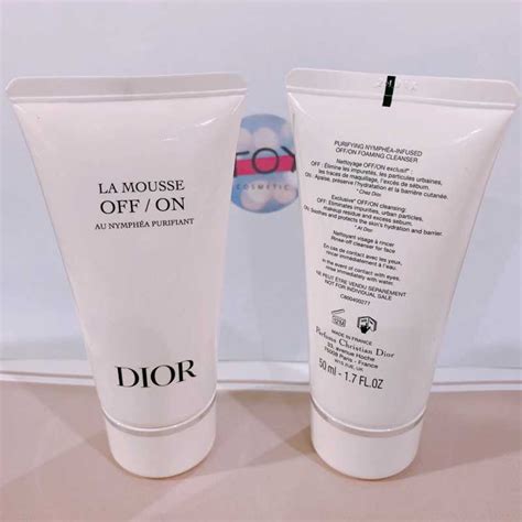 off on foaming cleanser dior|DIOR La Mousse OFF/ON Foaming Face Cleanser .